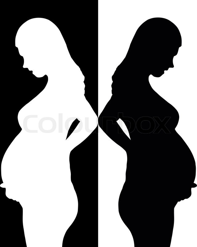 Pregnant Belly Clipart.