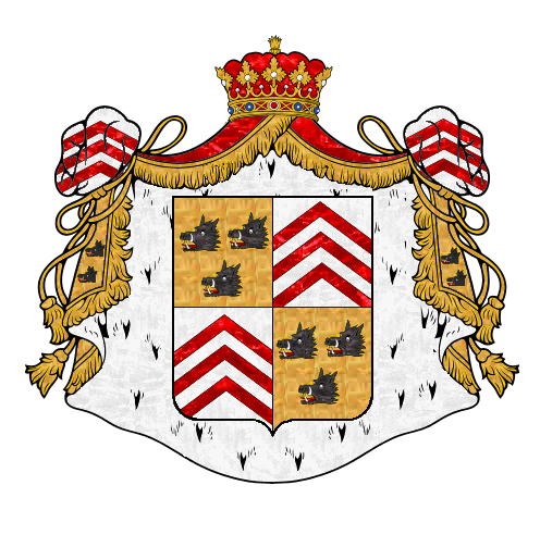 European Heraldry :: Maison du Plessis de Richelieu.