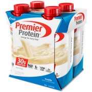 Premier Protein Chocolate High Protein Shakes, 11 fl oz, 4 count.