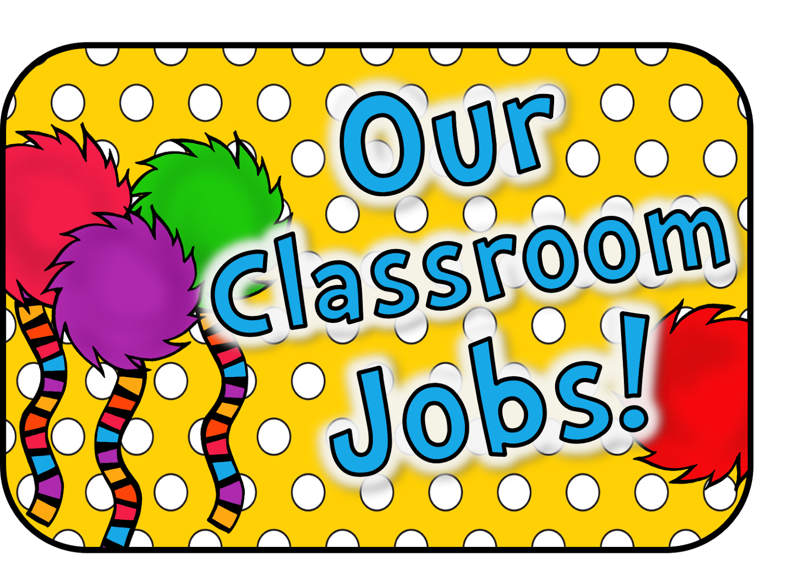 Classroom Job Clipart.