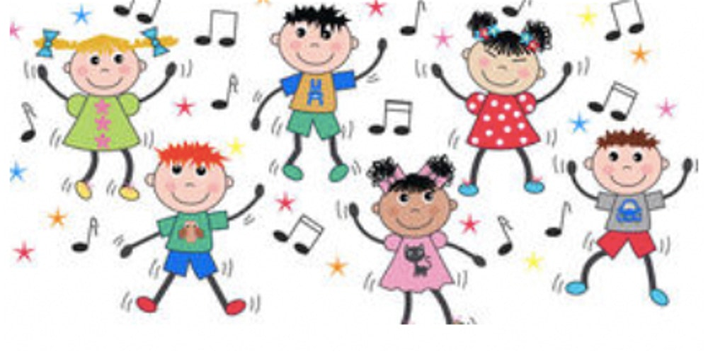 music and movement preschool daily schedule clipart