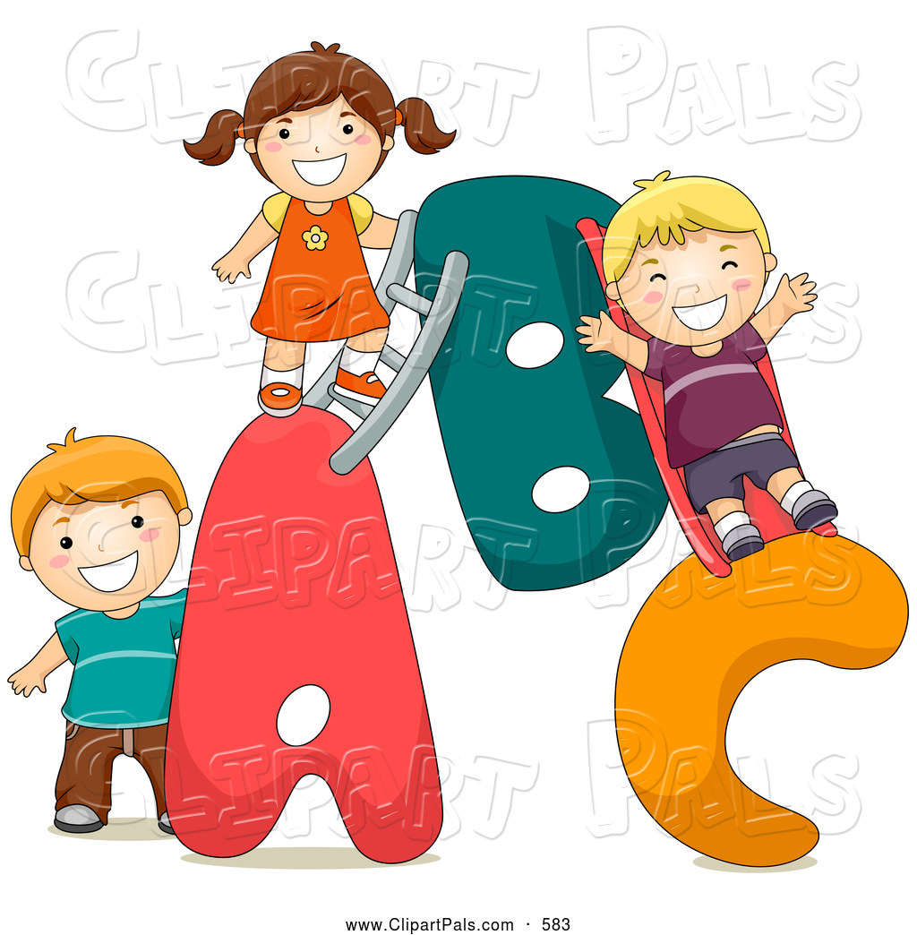 Free Clip Art Children Playing.