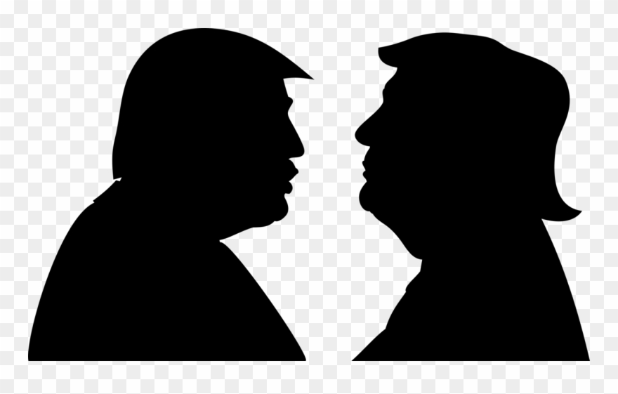 President Of The United States Silhouette Trump.