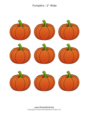 Free Pumpkin Clip Art Sheets.