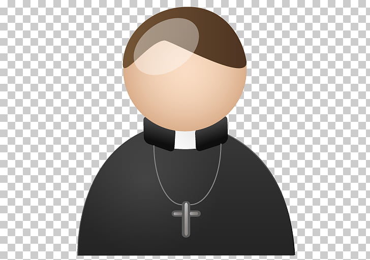 Symbol neck, Priest, person wearing necklace with cross.