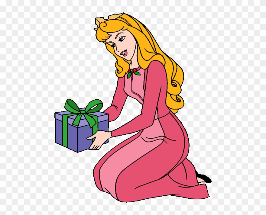 Princess Aurora Christmas Clipart.
