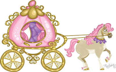 Princess Horse And Carriage Clipart.