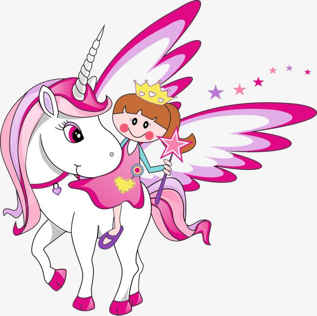 Princess Unicorn Clipart.