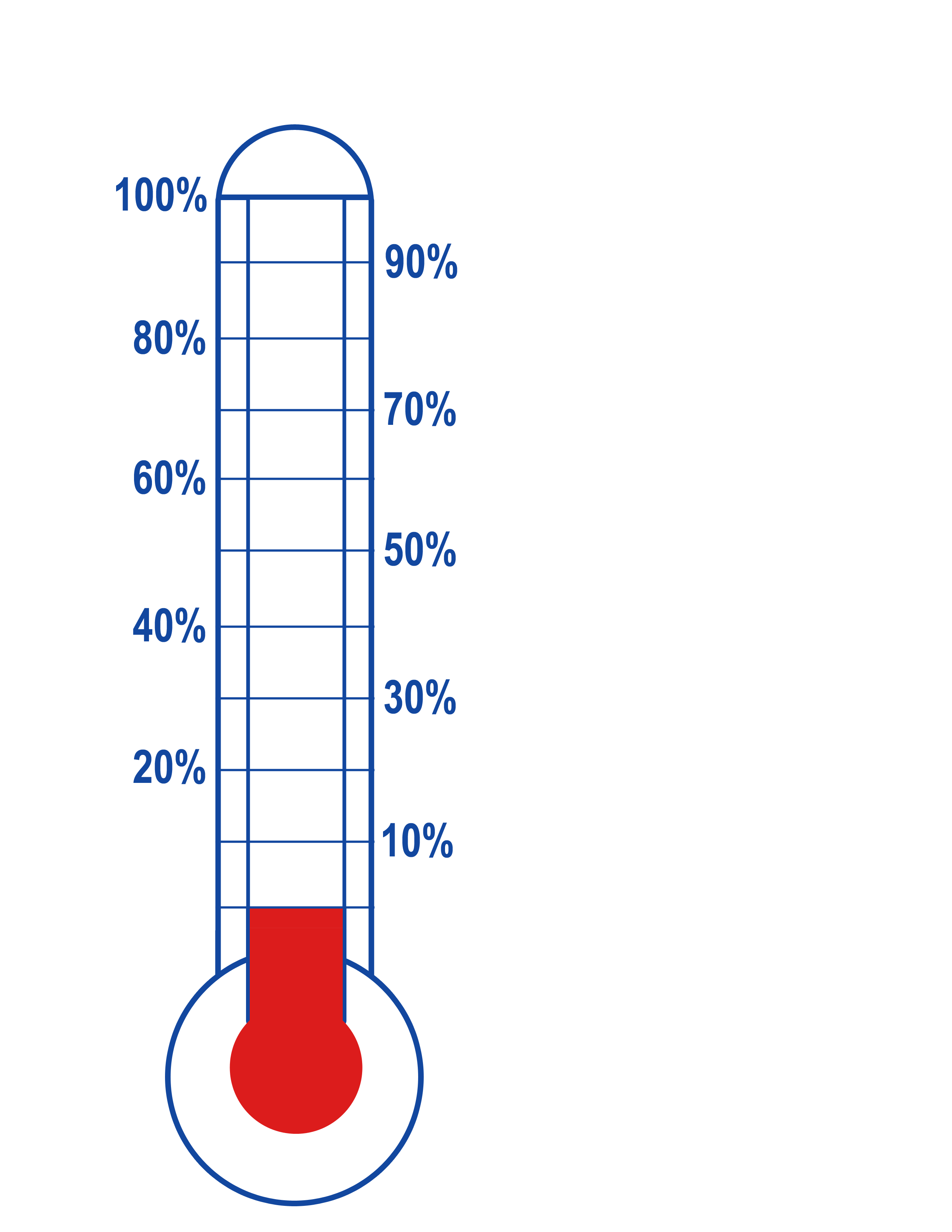 Blank thermometer clip art clipart.