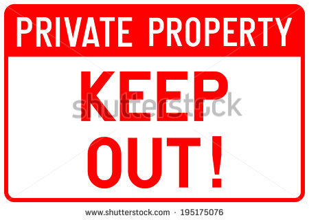 Private Property Stock Photos, Royalty.