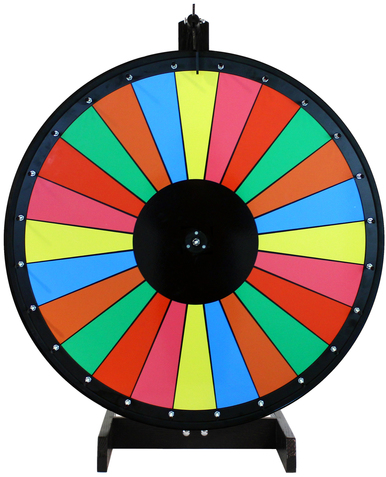 30 Inch Multicolor Dry Erase Prize Wheel.
