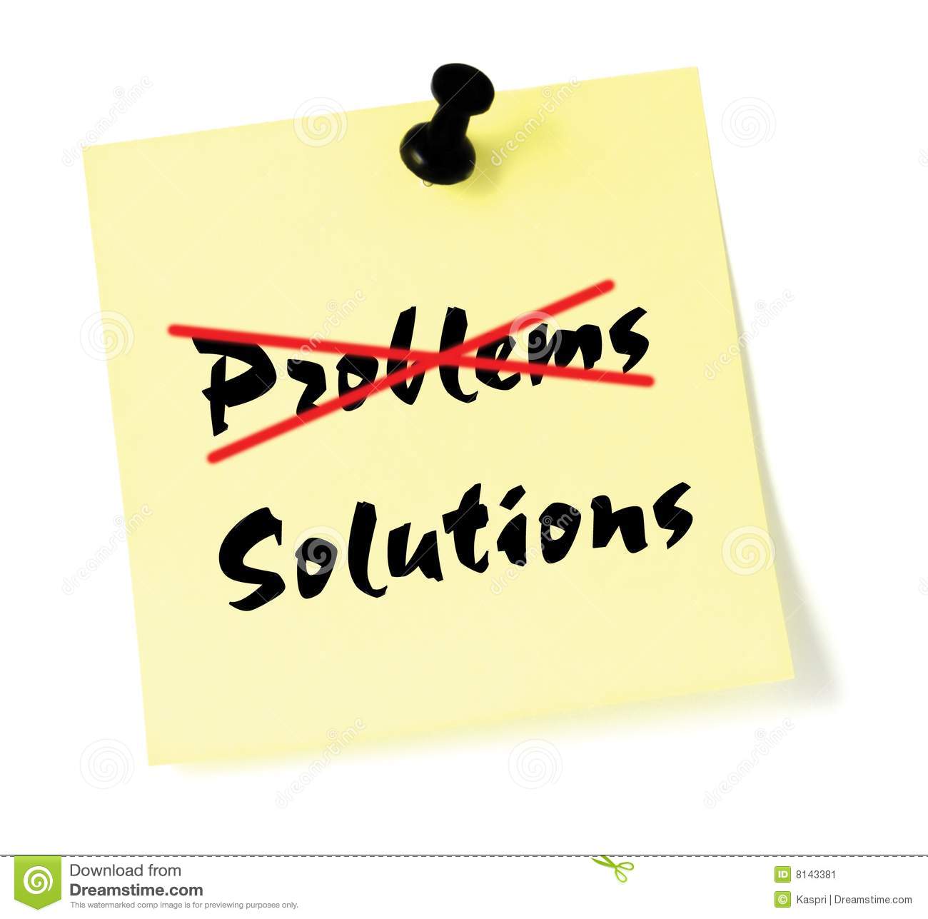 Problem And Solution Clipart.