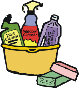 Cleaning Supplies Clip Art.