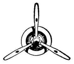 Airplane propeller.