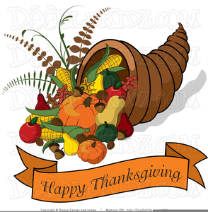 Cornucopia Free Holiday Clipart.