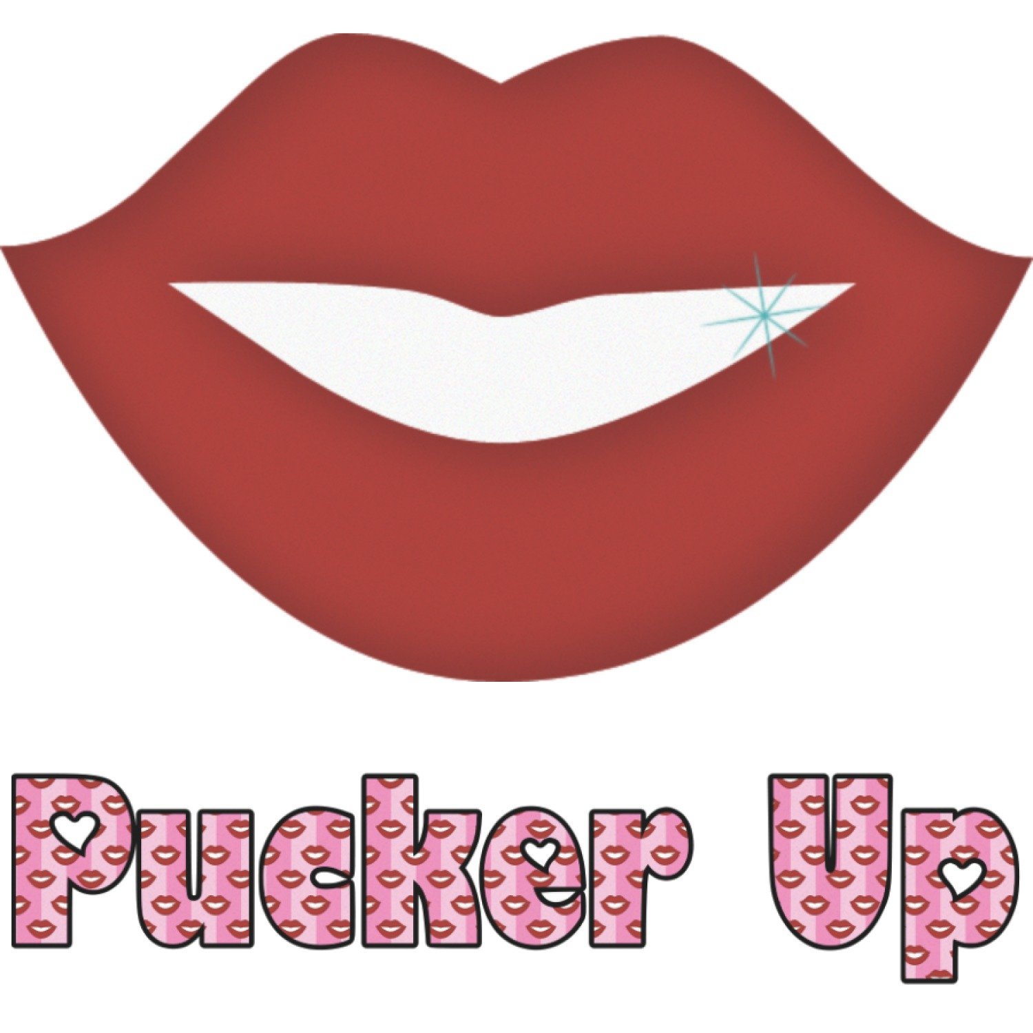 Amazon.com: RNK Shops Lips (Pucker Up) Graphic Decal.