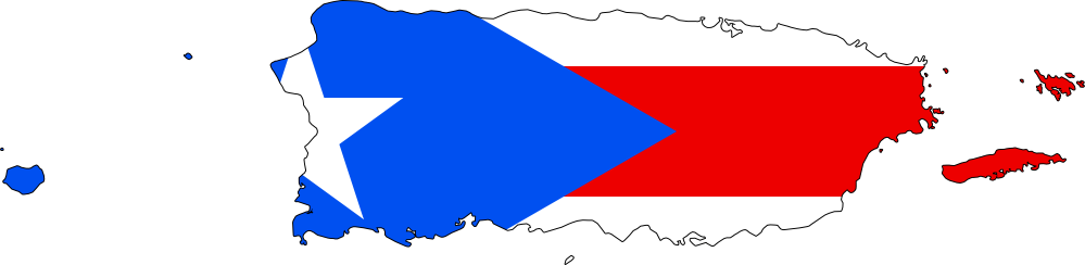 Puerto Rico Flag Vector.