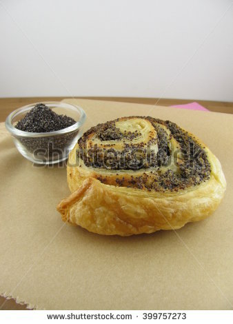 Puff Pastry Snail Stock Photos, Royalty.