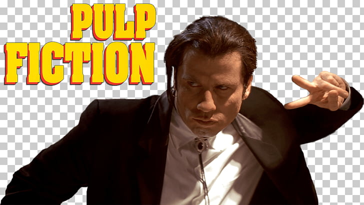 Large Txt Pulp Fiction, John Travolta PNG clipart.