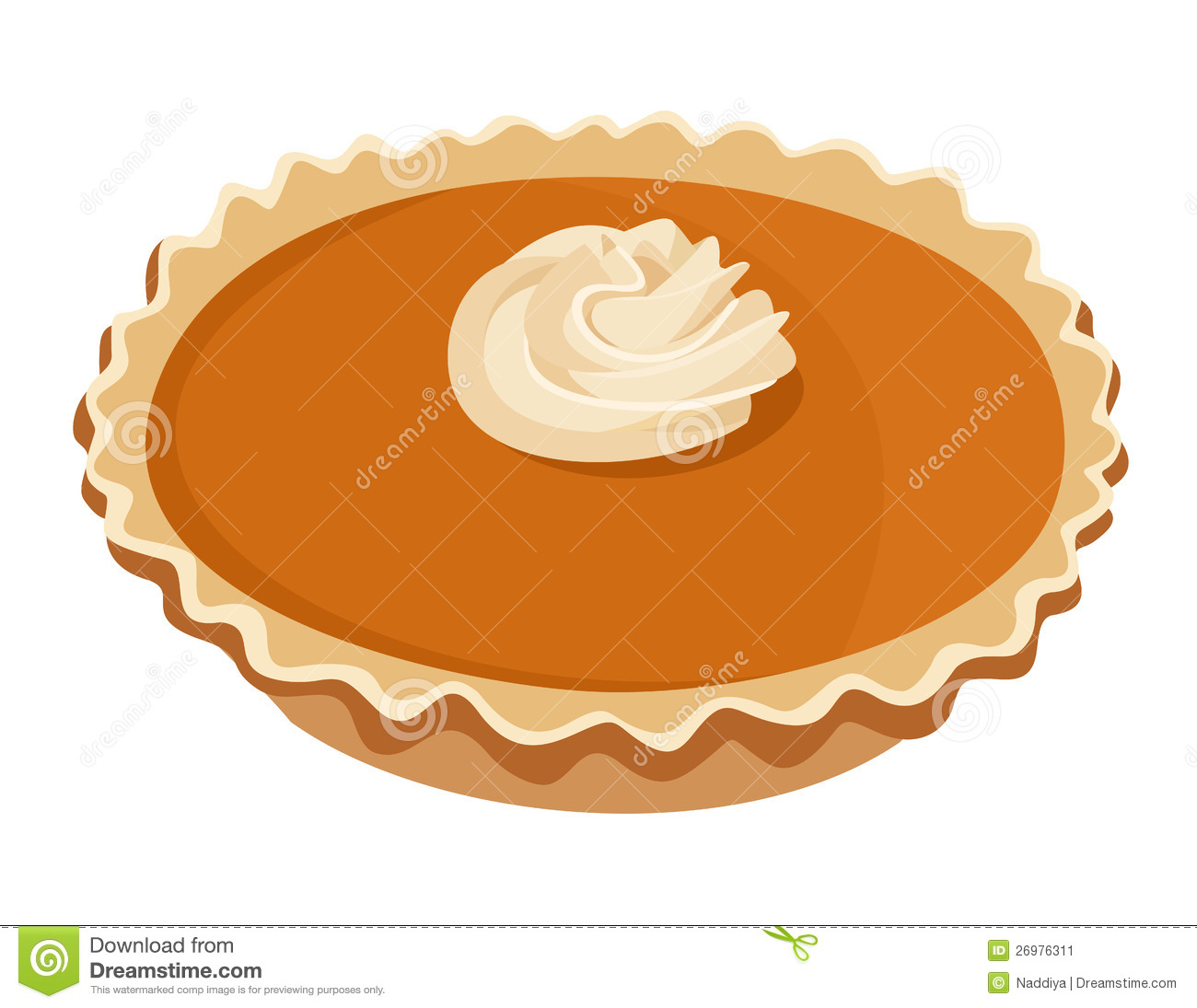 Pumpkin Pie Clipart Free.