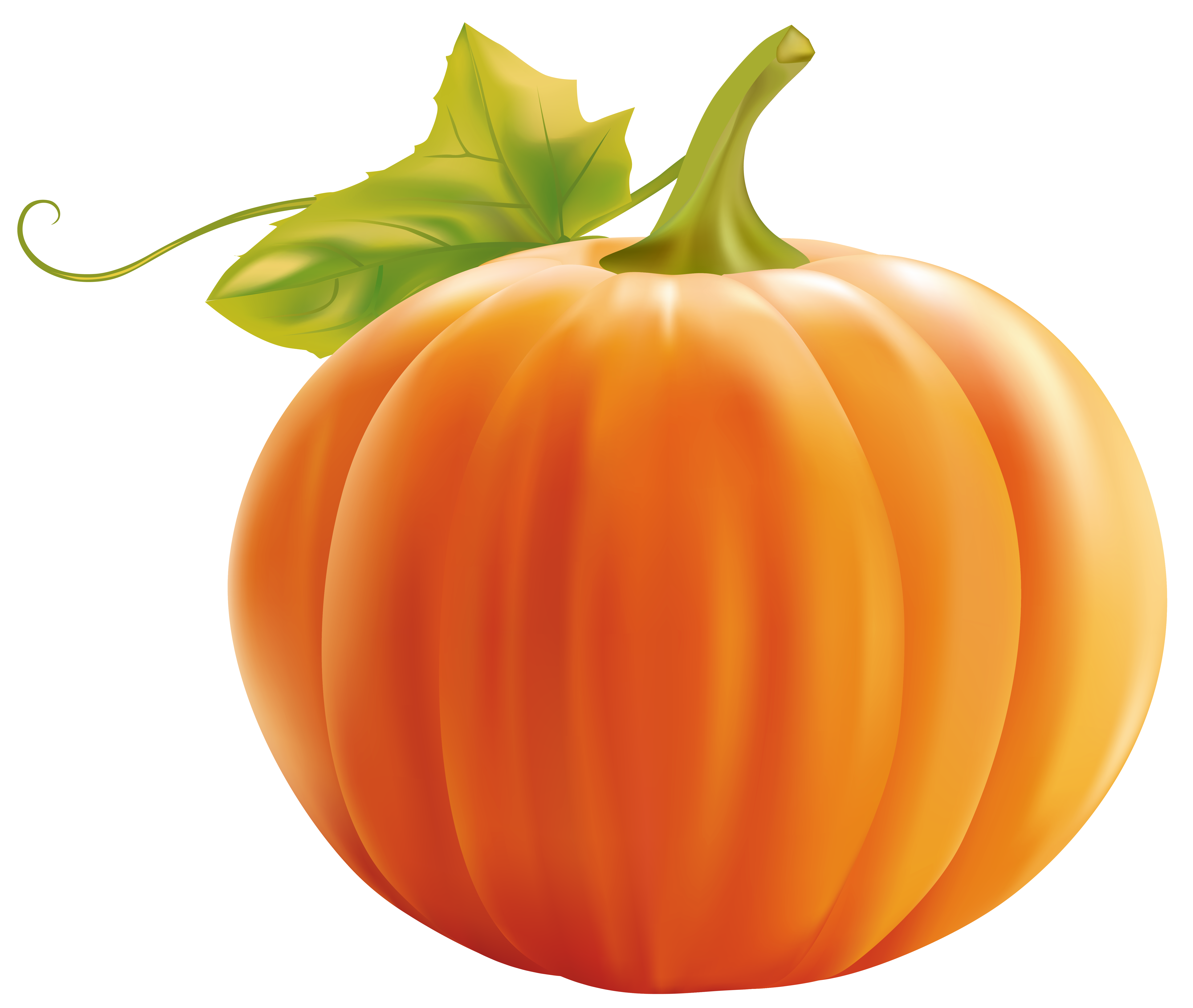 Pumpkin PNG Clipart Image.