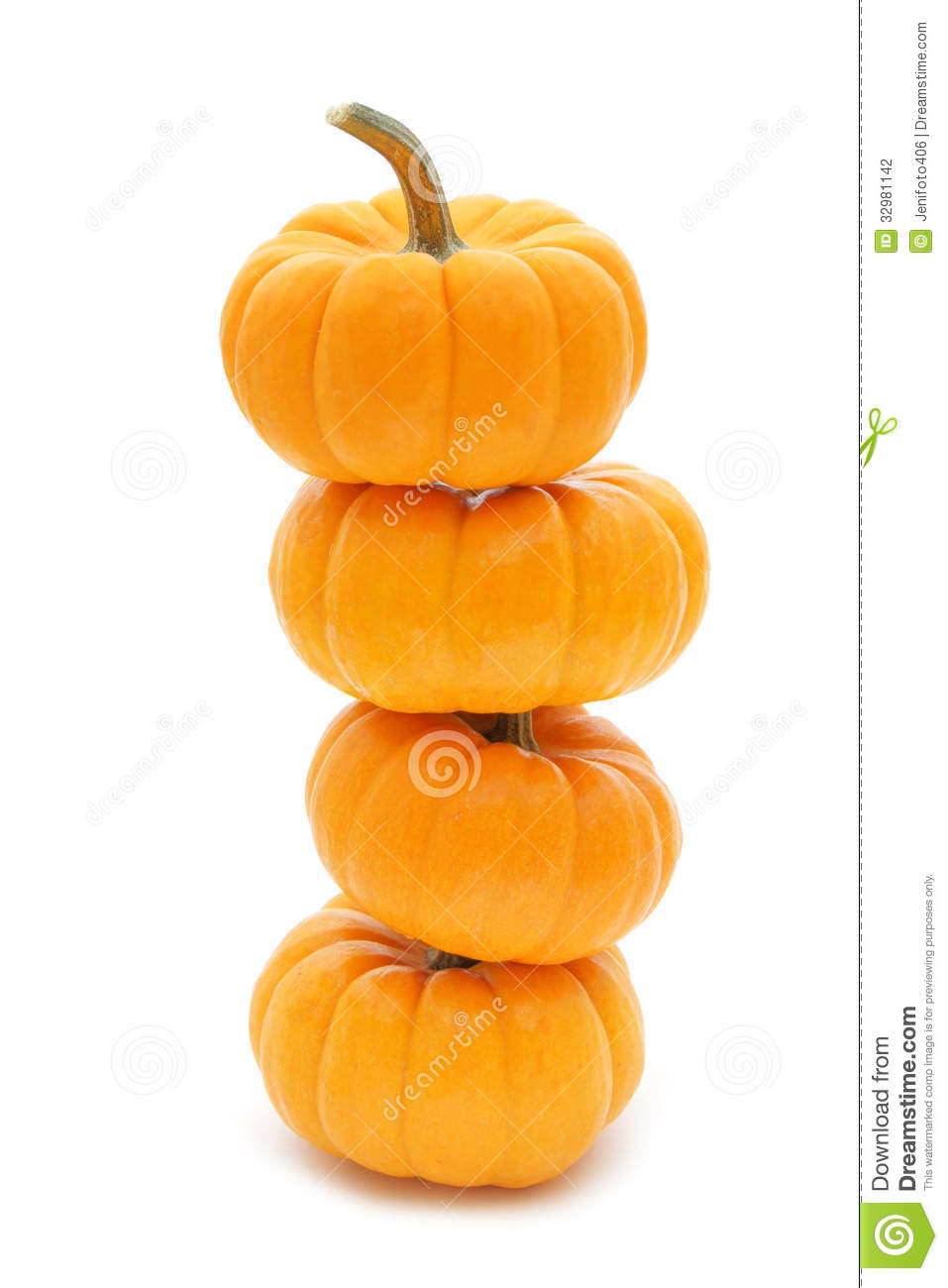 Stacked Pumpkins Clipart.
