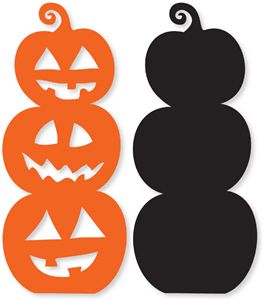 Silhouette Online Store: stacked pumpkins, on sale! #Halloween.