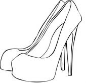 black and white high heels clipart 20 free Cliparts | Download images ...