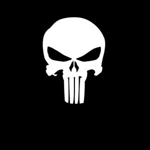 Details about The Punisher Skull logo Vinyl Decal 7\