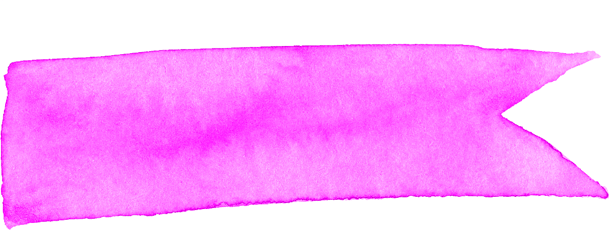 6 Purple Watercolor Ribbon Banner (PNG Transparent.
