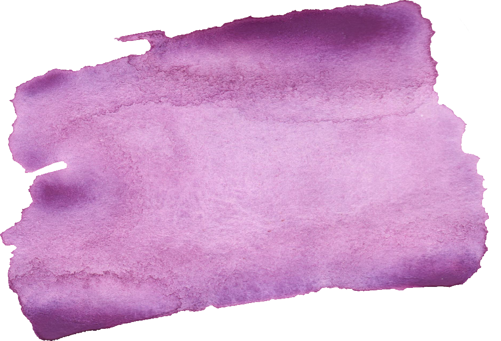 24 Purple Watercolor Brush Stroke (PNG Transparent.