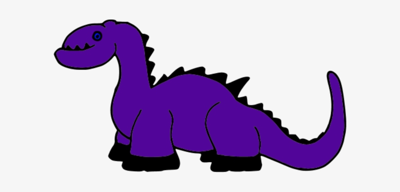 Dinosaur Clipart Purple Dinosaur.