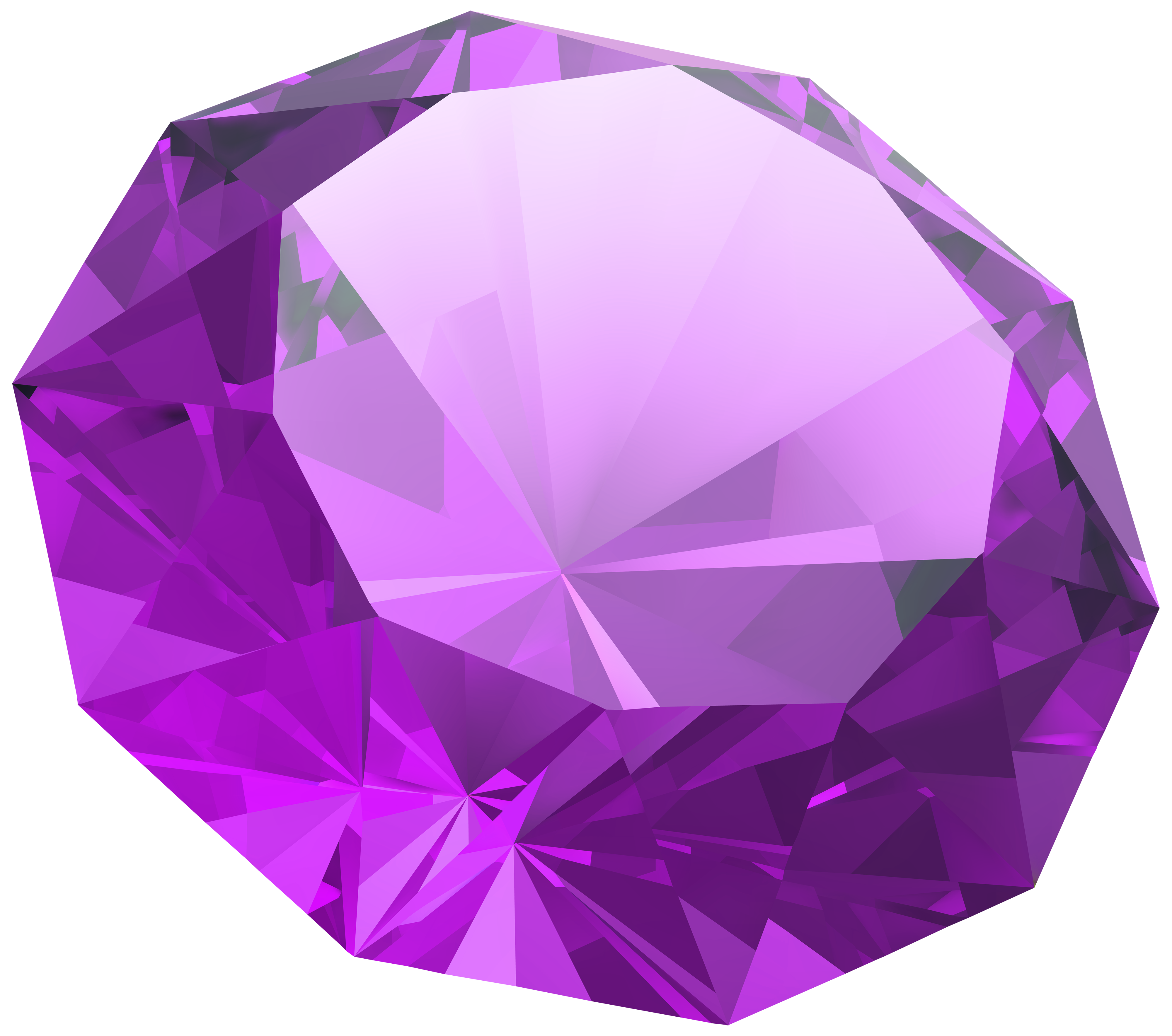 Purple Diamond PNG Clipart.