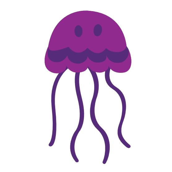 Cute Jellyfish Clipart.