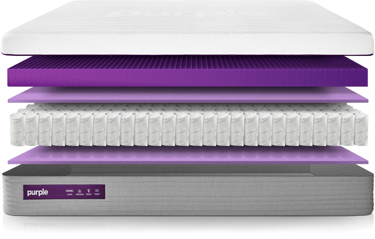 purple mattress logo png