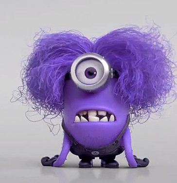 Purple minion clipart.