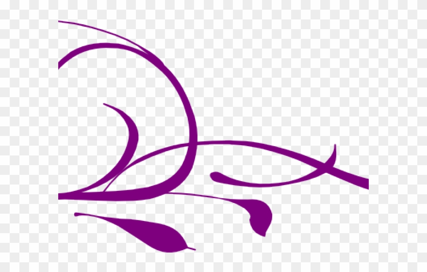 Swirl Clipart Purple.