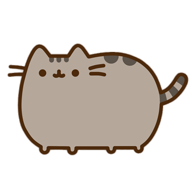 standing pusheen