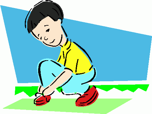 Put On Shoes Clipart.