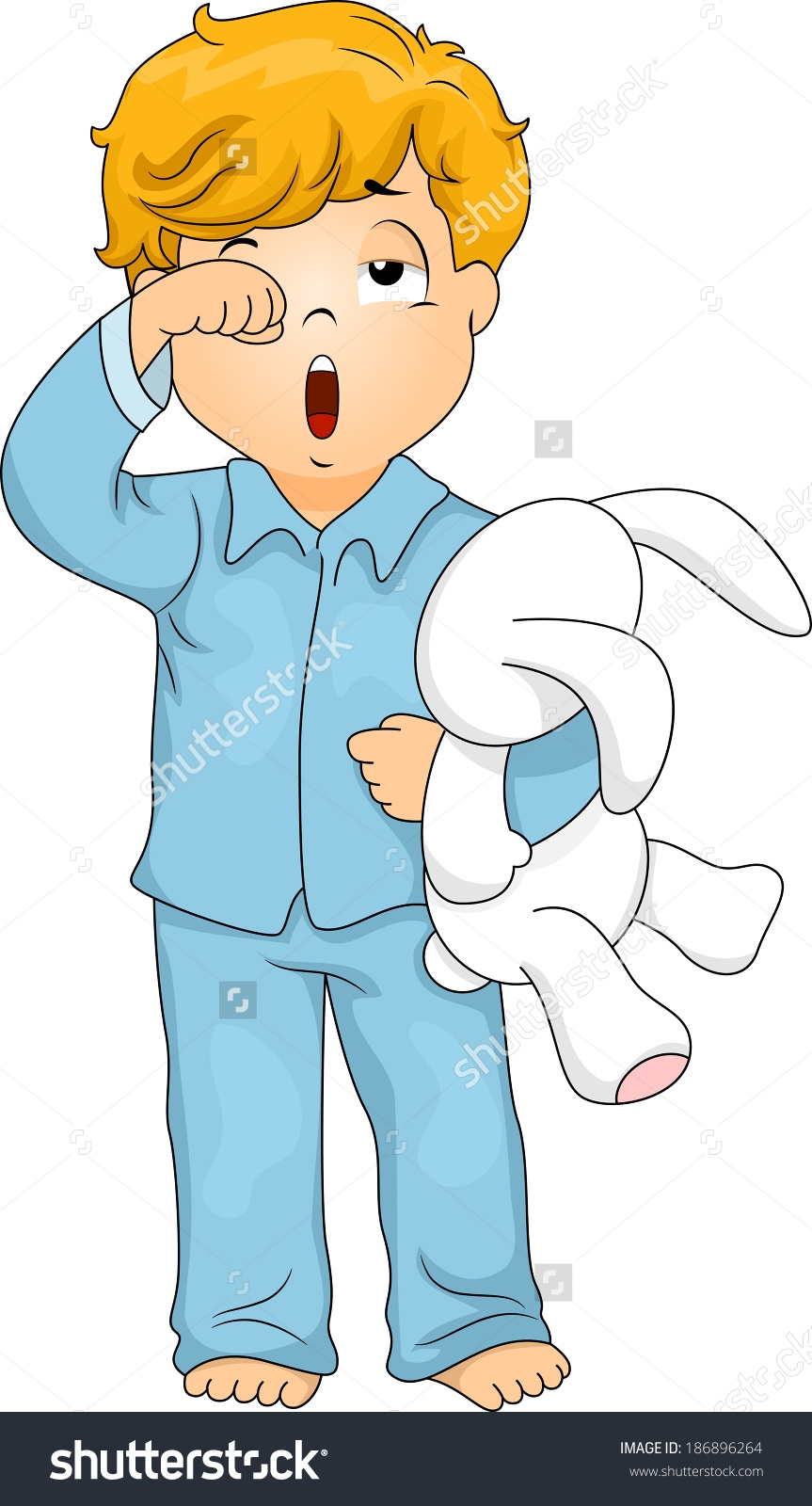 boy putting pajamas clipart daily schedule