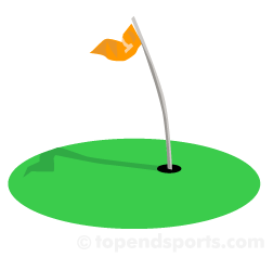 Putting Green Clipart.