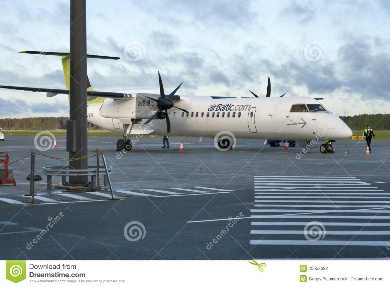 AirBaltic Bombardier Dash 8 Q400 NextGen Editorial Photography. AirBaltic Bombardier Dash 8 Q400 NextGen Editorial Photography.