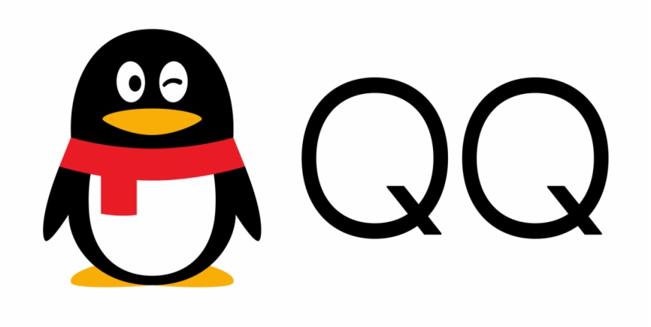 Qq\'s Logo Is A Winking Penguin Wearing A Red Scarf.