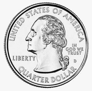 Quarter Dollar Clipart.