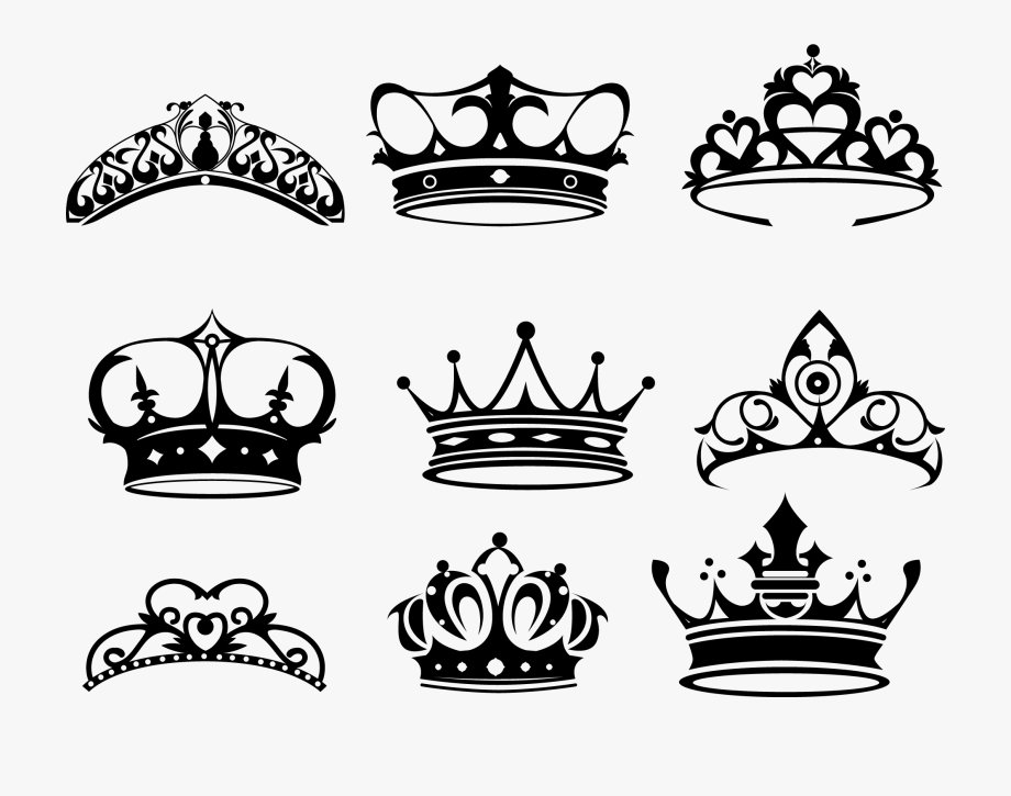 Tattoo Elizabeth King Painted Of Queen Crown Clipart.