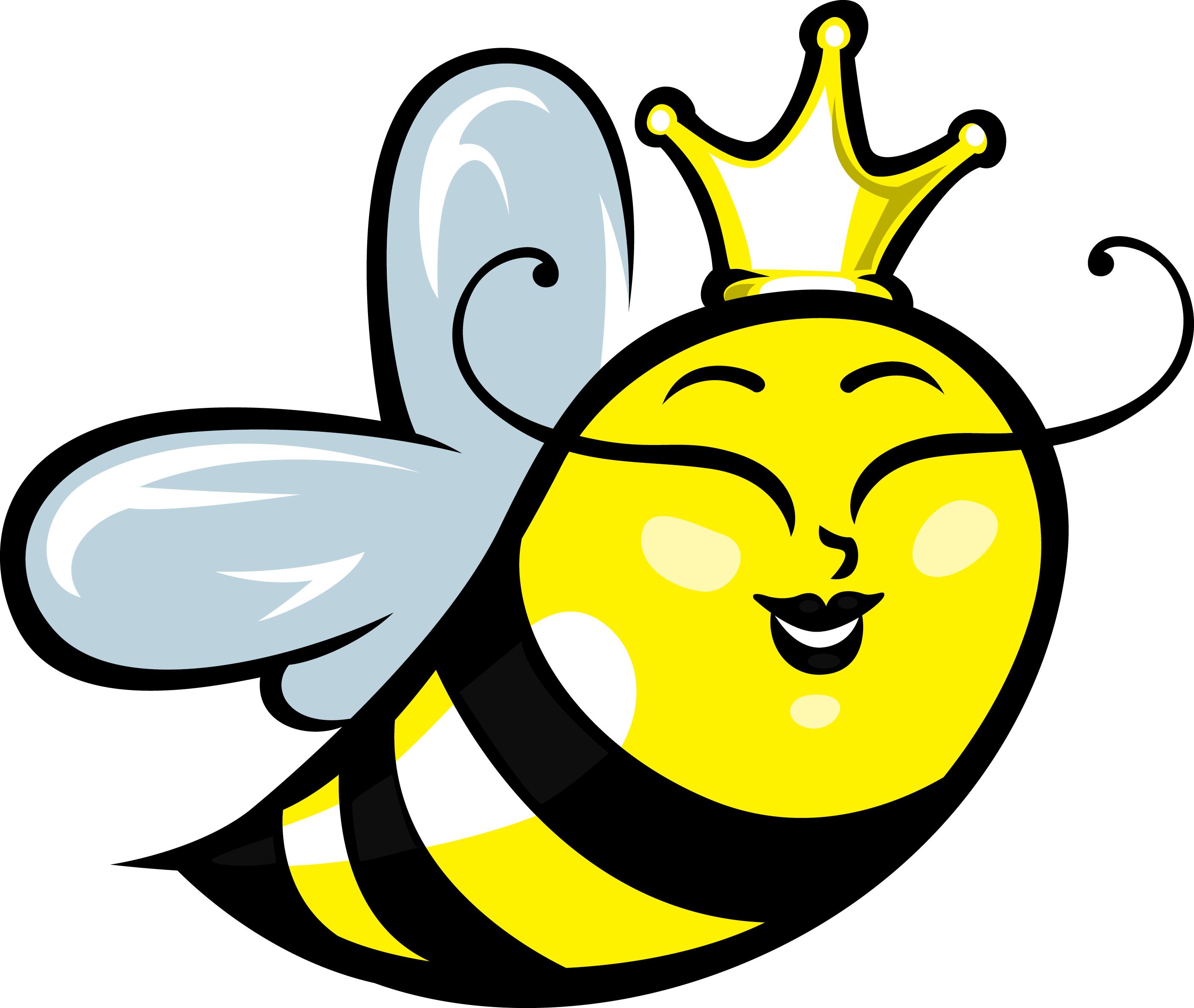 Queen bee clipart.