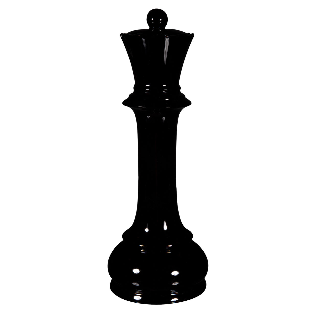 Black Queen Chess Piece Figurine.