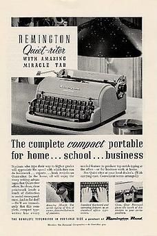 Oh the secrets this vintage typewriter keeps. Remington Quiet.