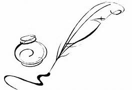 Quill Writing Clipart.