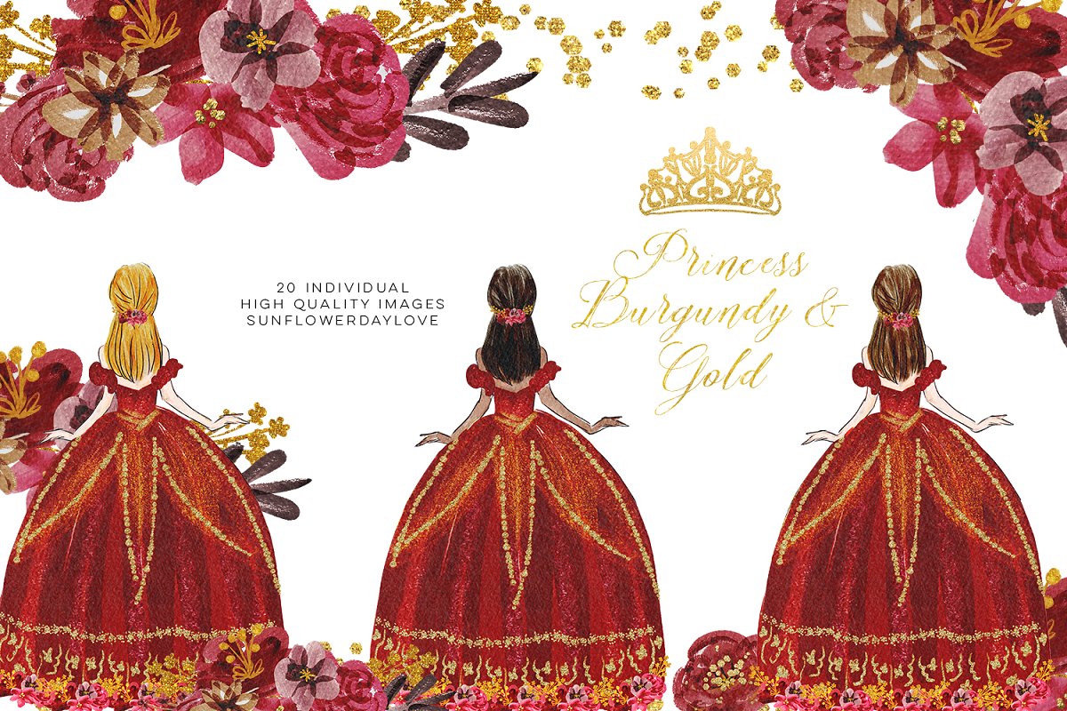 Quinceanera clipart ~ Illustrations ~ Creative Market.